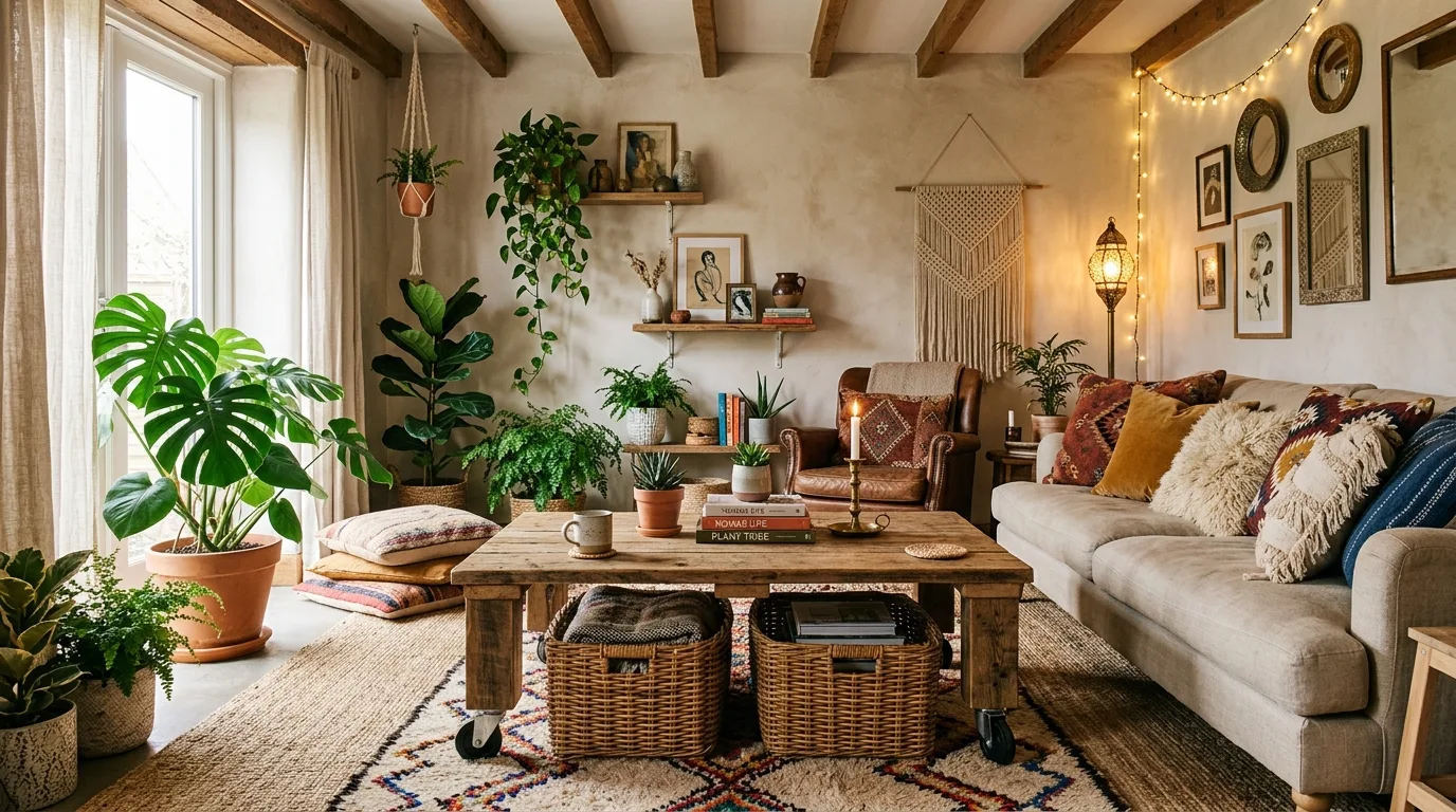 A versatile glass top movable coffee table with light metal frame, no people