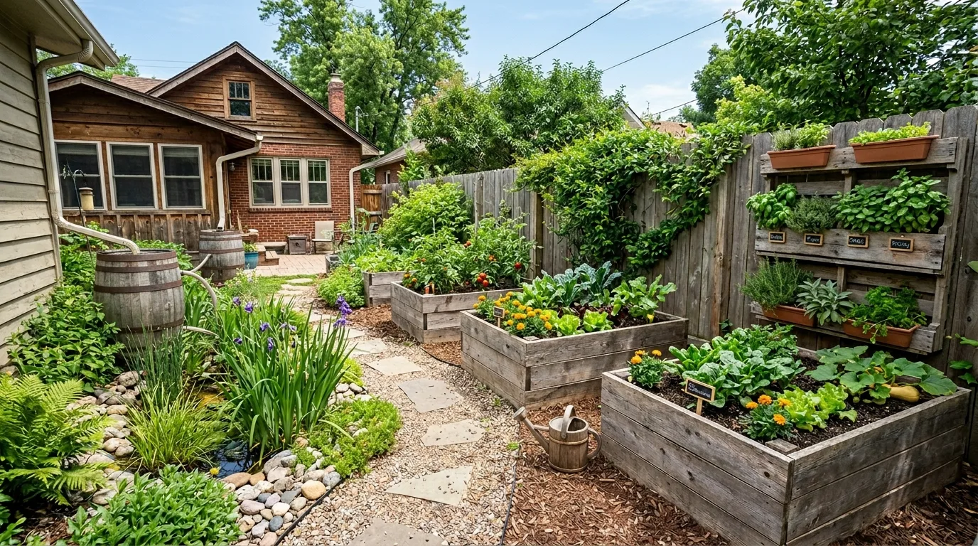 A sustainable meadow style lawn alternative full of pollinator plants, no people