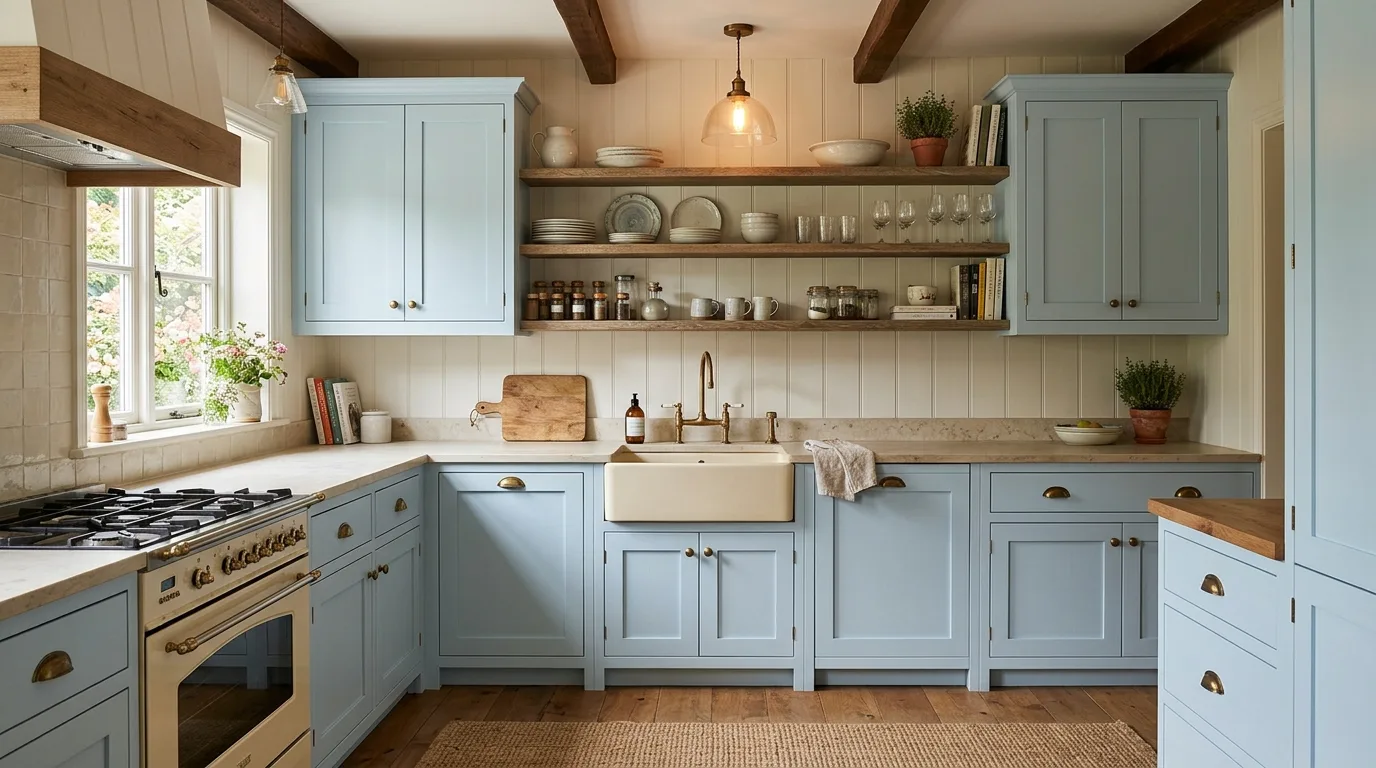 DIY shaker cabinet doors in a utility room with a durable painted finish, no people